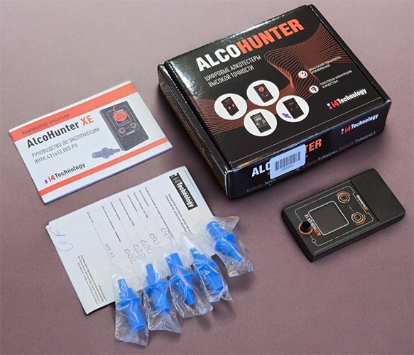 Профессиональный алкотестер AlcoHunter XE